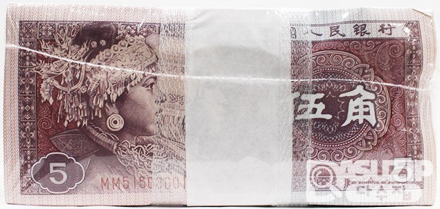 1980년 중국 5각 대관봉(100매 10다발)/ 미사용품