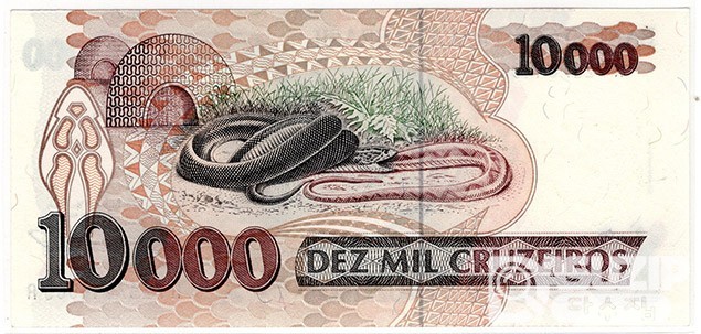 1993년 브라질 10,000크루제이루/ 미사용품