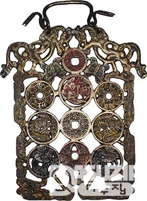 사각형 열쇠패 - 쌍룡 화연 - 선동