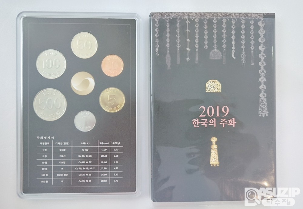 한국의 주화 : 2019년 주화 세트 (한국은행) - 2026년 초등학교 입학생