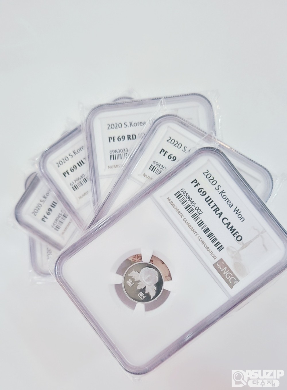 그레이딩 주화: 2020년 프루프주화 올 69등급 6종 세트