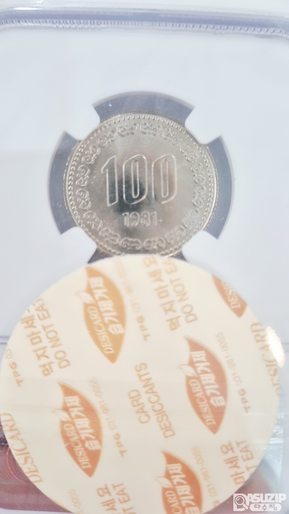 그레이딩 주화: 특년도 1981년 100주 66등급