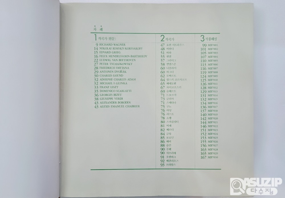 전세계 유명한 고전 작곡가의 명품 LP - 태교 &명곡감상용 준미사용 A급