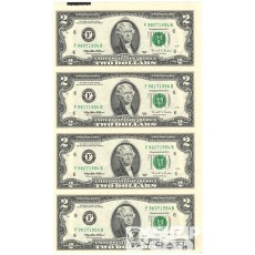 1995년 미국 2달러 4매 연결권 / 미사용품