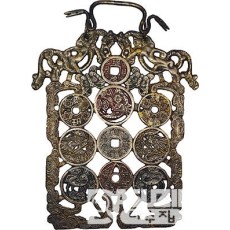 사각형 열쇠패 - 쌍룡 화연 - 선동