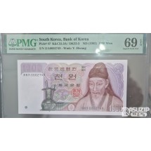 그레이딩 지폐: 2차 천원권 PMG 69등급