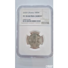 그레이딩 주화: 2020년 프루프 100주 NGC 70 등급