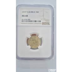 그레이딩 주화: 1977년 5주 NGC 68등급