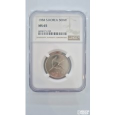 그레이딩 주화: 1984년 500주 NGC  65등급