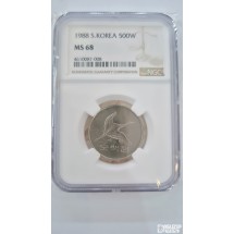 그레이딩 주화: 1988년 500주 NGC 68등급