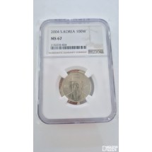 그레이딩 주화: 2004년 100주 NGC 67등급