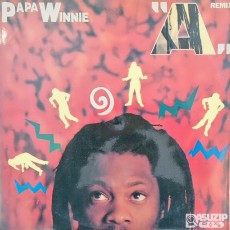 레게 아티스트인 **파파 위니(Papa Winnie)**의 앨범 'A (Remix)' 커버로 보입니다. 이 앨범은 1990년에 이탈리아에서 발매된 바이닐 레코드