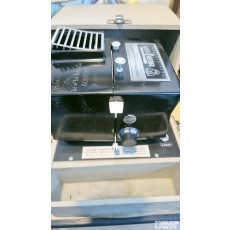 빈티지: Rheem Scope TACHISTOSCORE는 시인성 훈련(tachistoscope)에 사용되는 슬라이드 영사기.