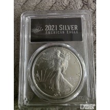 2021년형 아메리칸 실버 이글(American Silver Eagle) 1온스 PCGS 70등급 초판