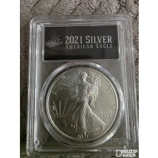 2021년형 아메리칸 실버 이글(American Silver Eagle) 1온스 PCGS 70등급 초판
