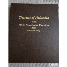 2009년 발행된 '워싱턴 쿼터 D.C. 및 미국령 영토 프로그램(District of Columbia and U.S. Territories Quarters)' 시리즈입니다. 이 시리즈는 50개 주 쿼터 발행 이후 1년 동안만 한시적으로 발행된 특별 세트